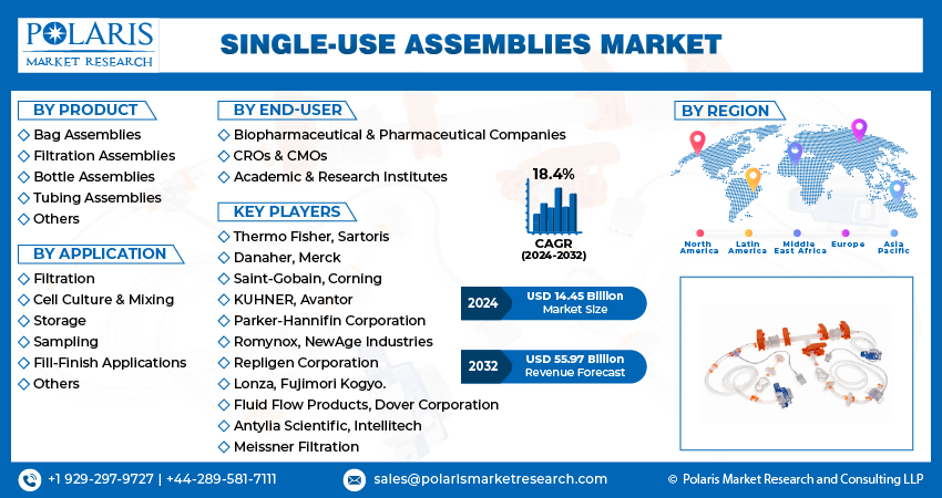 Single-Use Assemblies Market share